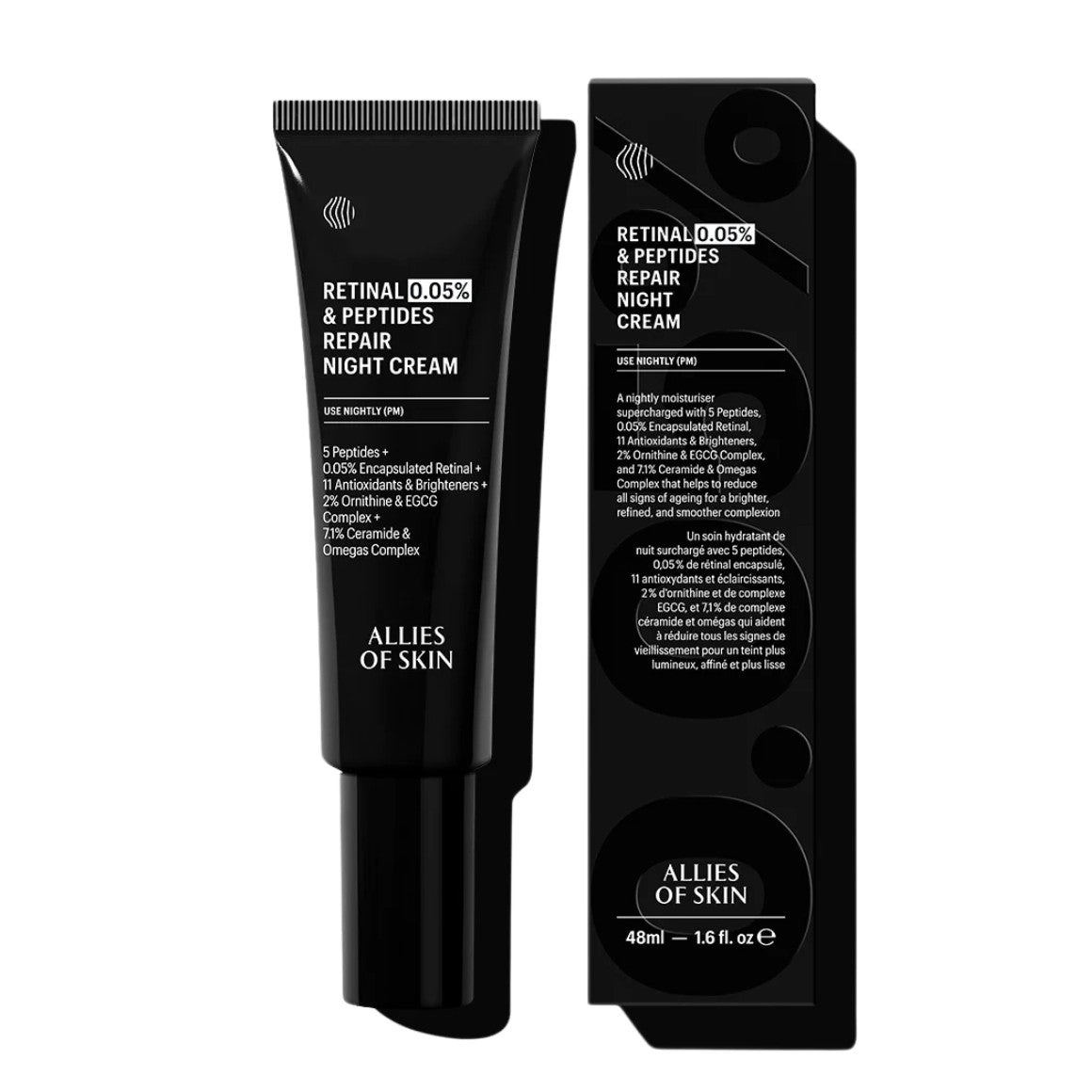 Allies of Skin Retinal 0.05% & Peptides Repair Night Cream