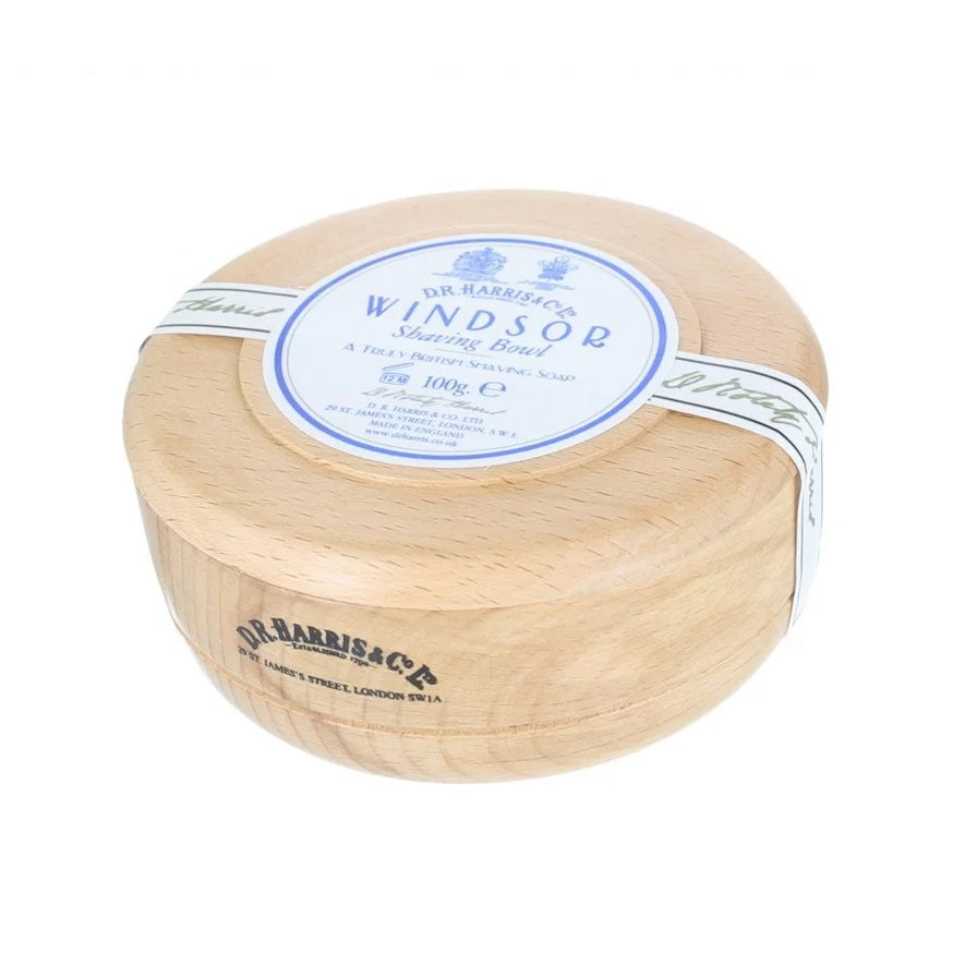 D R Harris Wooden Shaving Bowl - Beech - Windsor