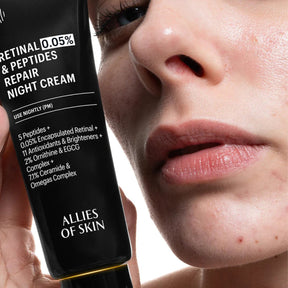 Allies of Skin Retinal 0.05% & Peptides Repair Night Cream